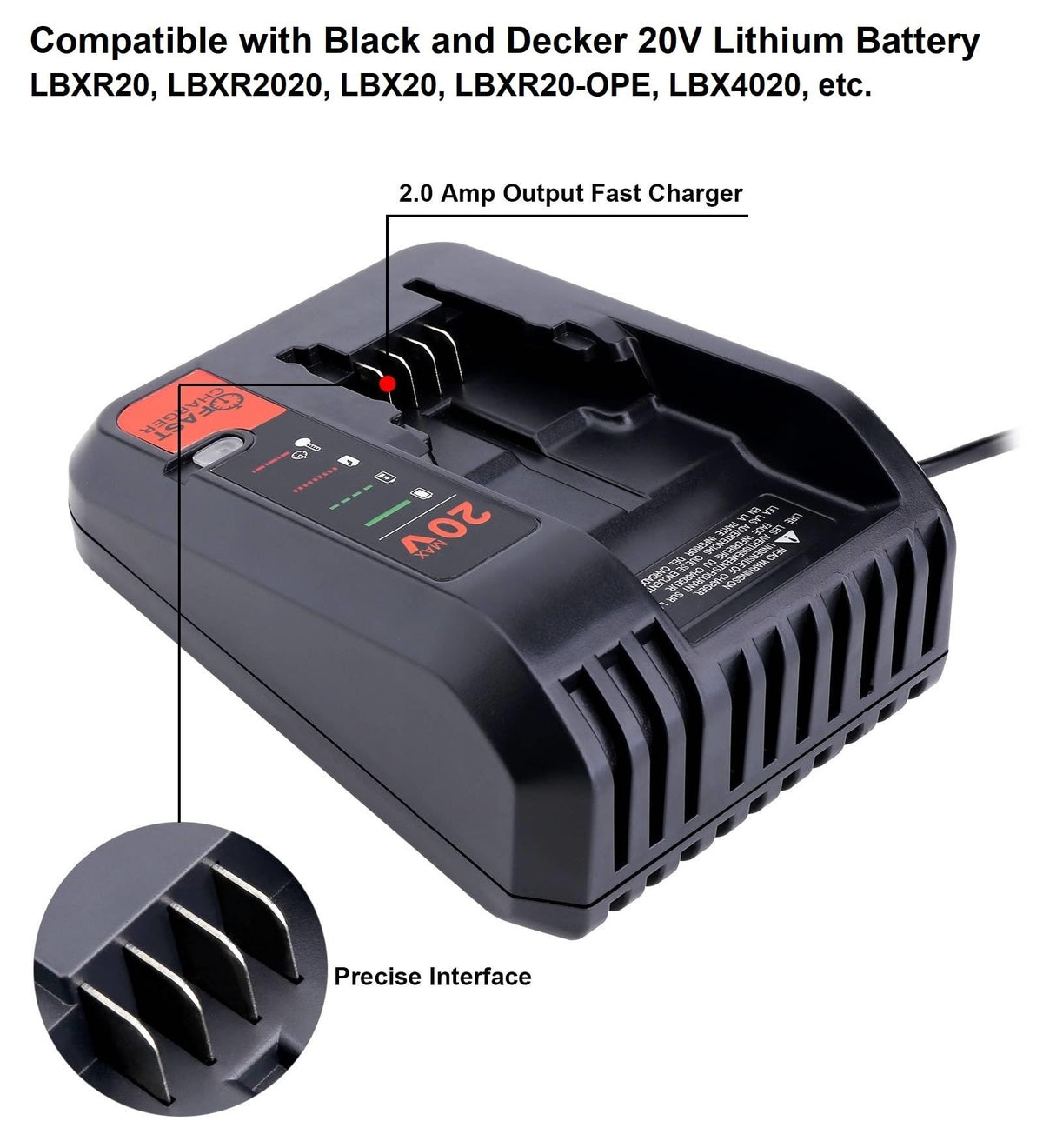 Cailingbat charger supports drills, saws, and trimmers with fast charging