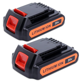 Cailingbat LBXR20 2Pack battery front view highlighting two-pack design