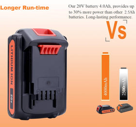 Compatibility list for Cailingbat LBXR20 2Pack with Black & Decker chargers