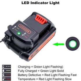 Cailingbat LCS1620B packaging includes 1-year warranty information.