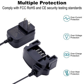 Cailingbat LCS1620B uses a standard US plug for easy setup.