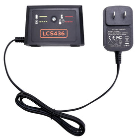 Cailingbat LCS436 front view compact charger for 36V/40V batteries and tools