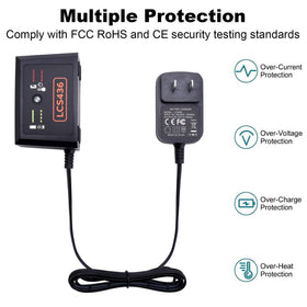 Cailingbat LCS436 safety protections including over-voltage and over-current protection