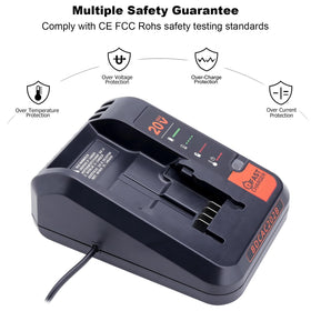 Cailingbat rapid-charge 2A charger reduces downtime on low batteries