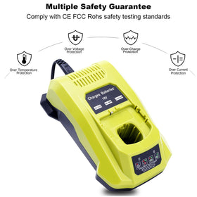 Cailingbat Ryobi P117 compatibility chart guides battery matching
