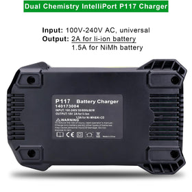 Cailingbat Ryobi P117 LED indicator displays charging status at a glance