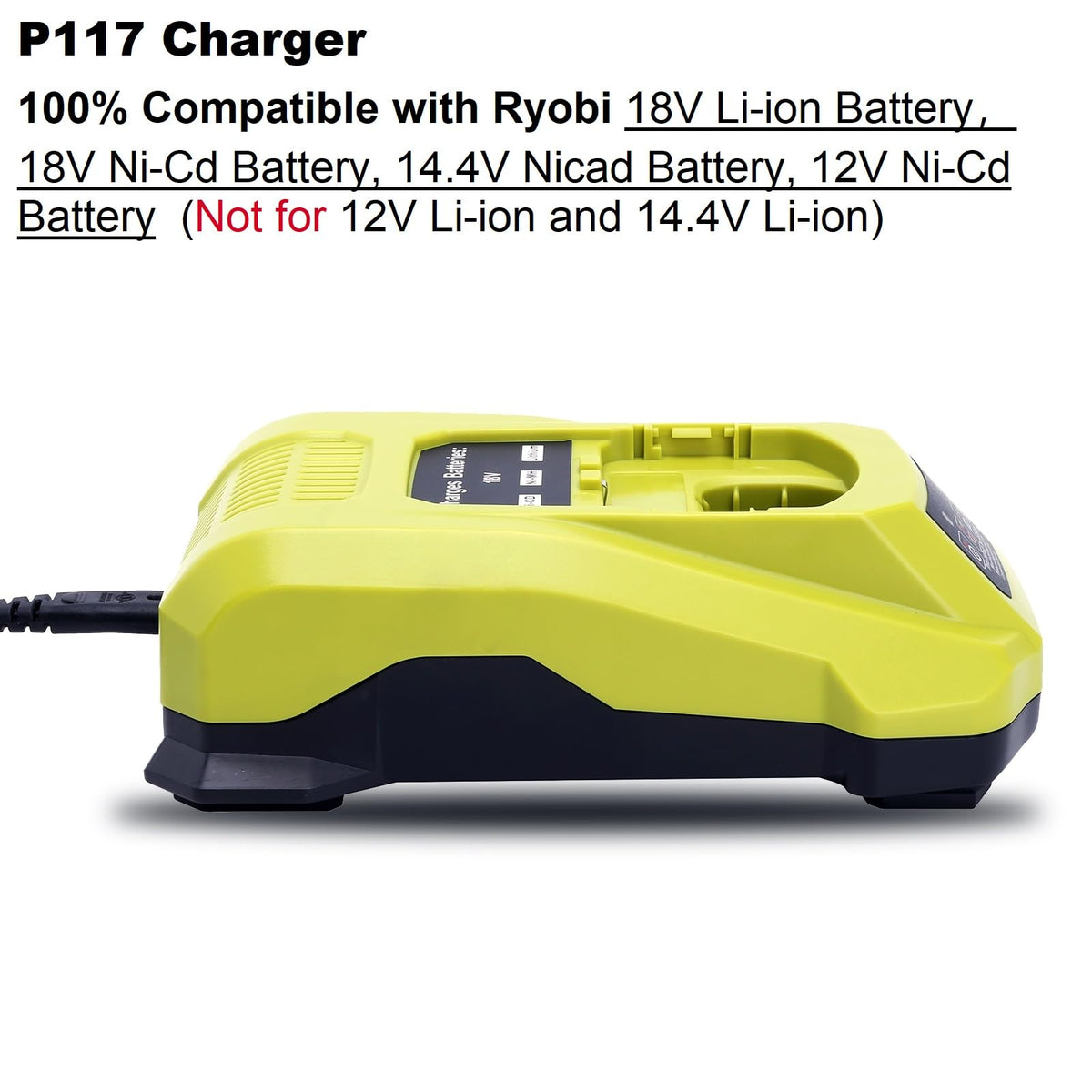Cailingbat Ryobi P117 safety protections image highlights safeguards against faults