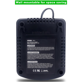Cailingbat V20 charger with dual USB ports for powering accessories.