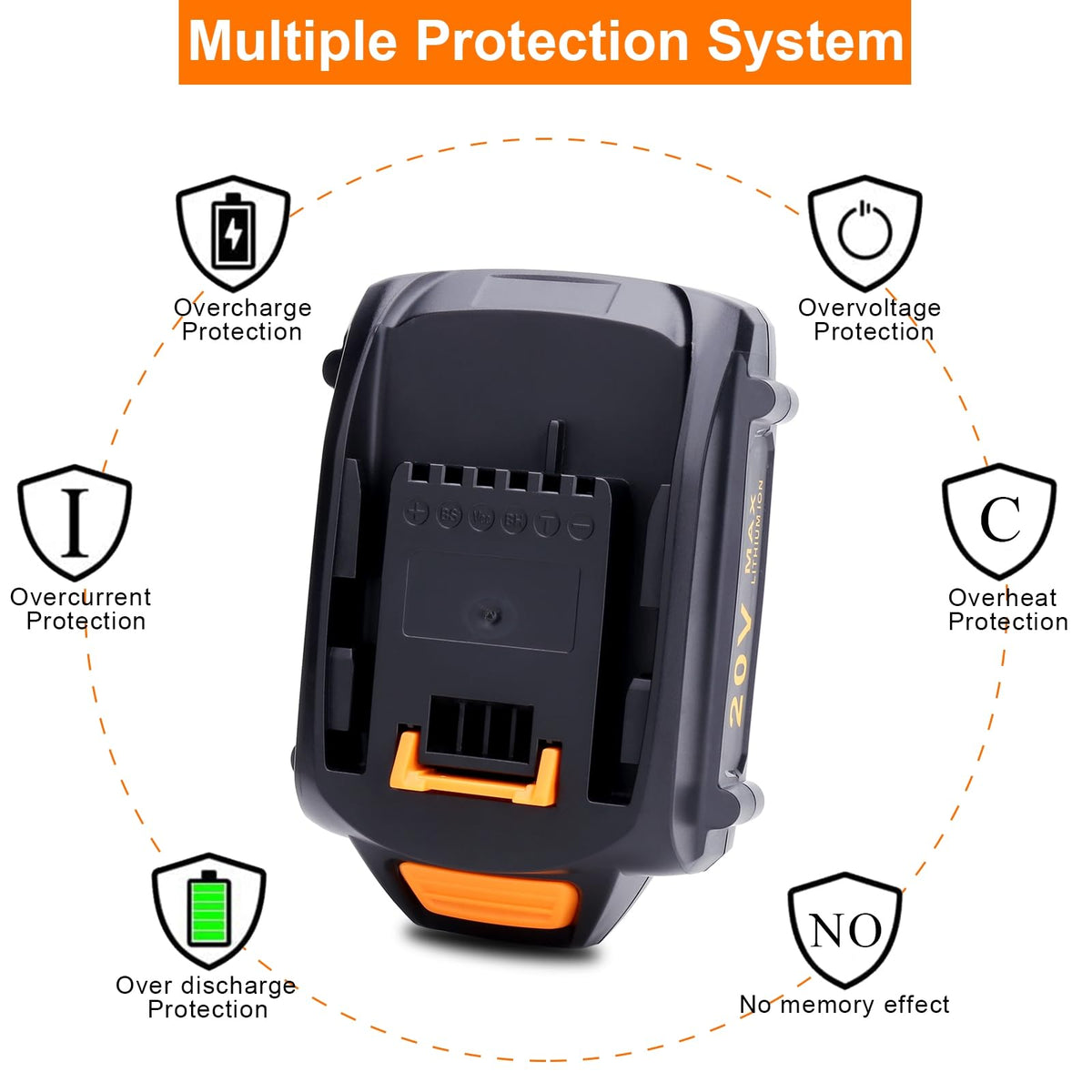 Cailingbat 1-year warranty badge with customer support contact.