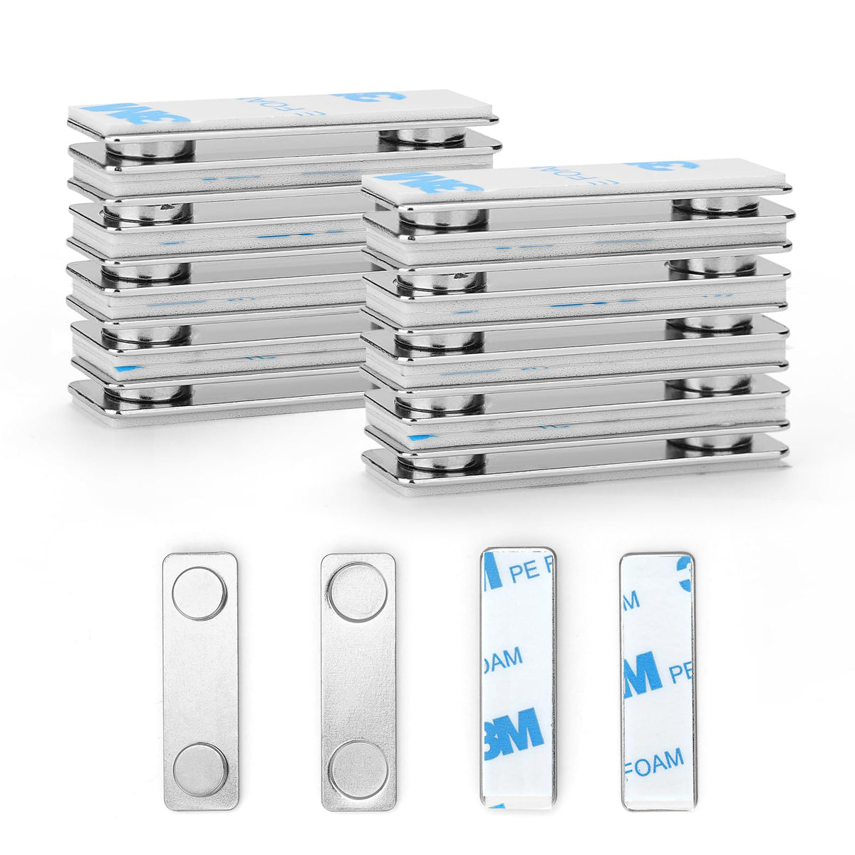 Cainda magnetic picture hanging strip demonstrates damage-free frame mounting.