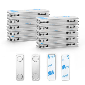 Cainda magnetic picture hanging strip demonstrates damage-free frame mounting.