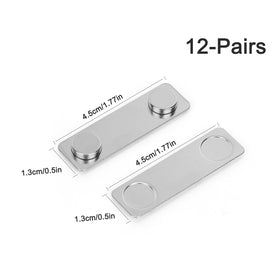 Cainda magnetic strip on glass surface enables tool-free frame hanging.