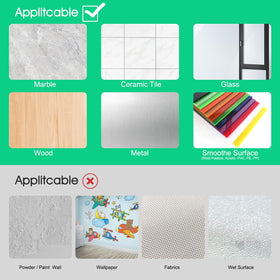 Cainda strips remove cleanly, leaving no holes or residue.