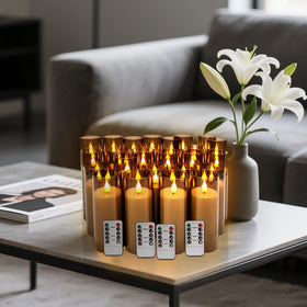 CAKETYCG 3D flicker effect adds warm, romantic glow to any table.