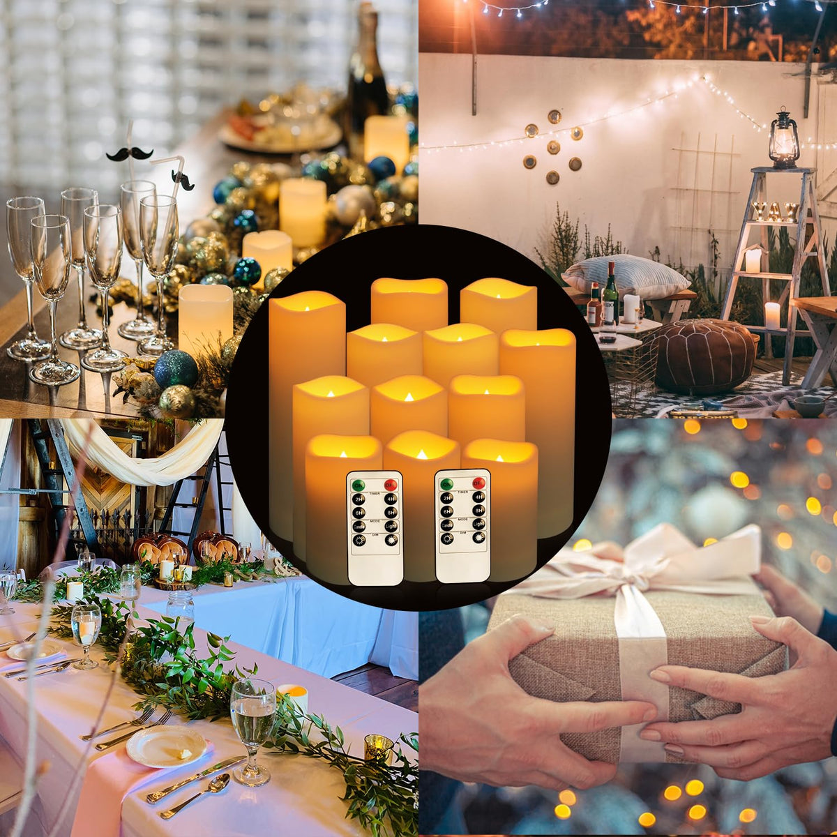 CAKETYCG outdoor-friendly light ideal for evening garden gatherings.