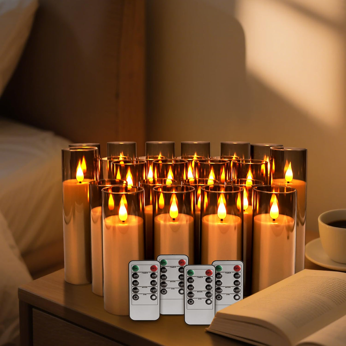 CAKETYCG flameless candles are safe for homes with kids and pets.