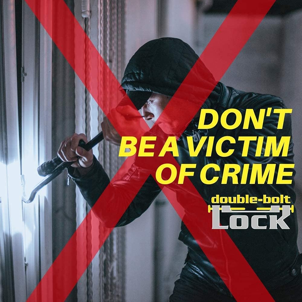 CAL Double-Bolt Lock dual-locking action ensures door remains securely in place.
