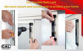 CAL Double-Bolt Lock withstands high-force tests to deter break-ins.