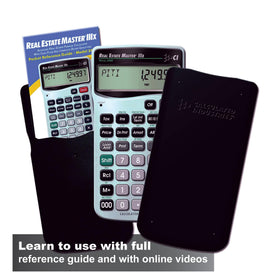 Calculated Industries 3405 Real Estate Master IIIx combo loan options at your fingertips.
