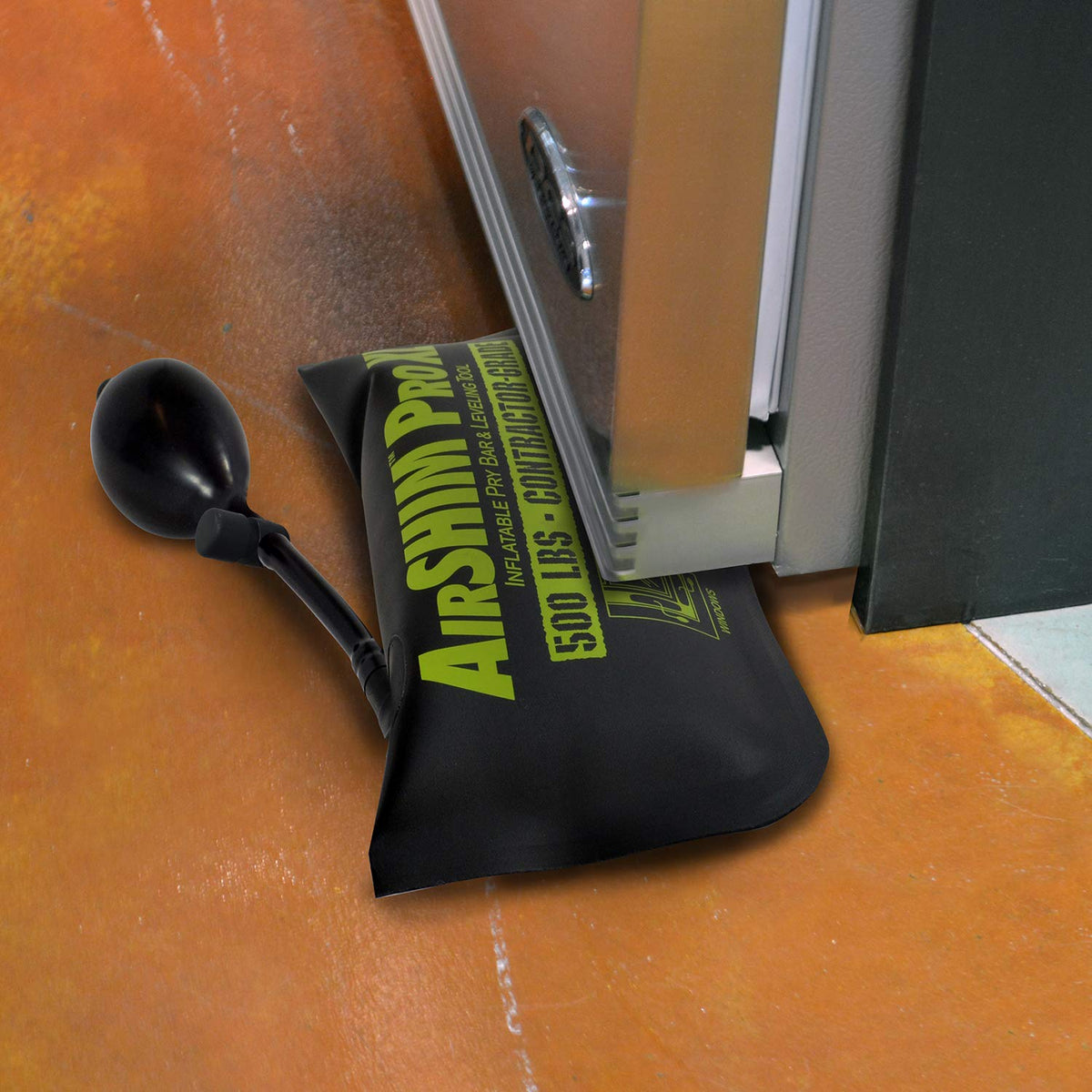 AirShim XL design protects surrounding surfaces with no marks