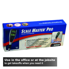 Compact dimensions of Scale Master Pro fit in a pocket or tool pouch.