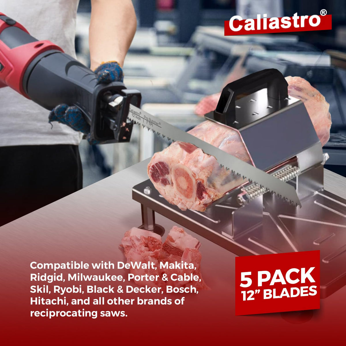 Caliastro rust-proof stainless steel blades demonstration