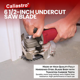 Caliastro blade with hardened steel body boosts durability in tough jobs.