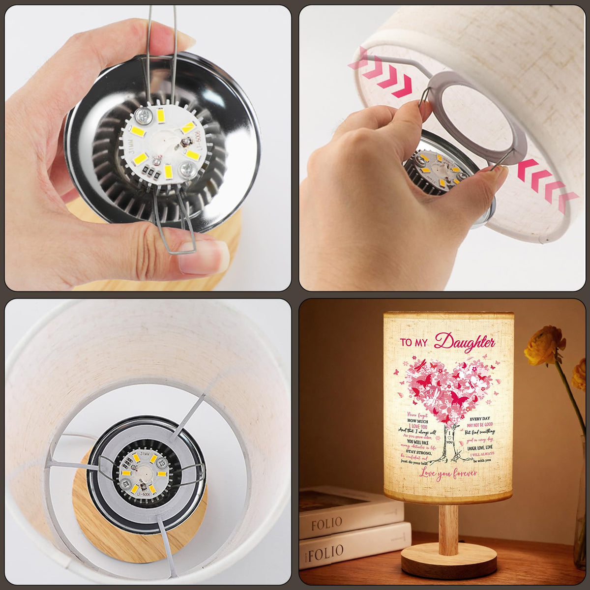 Calibron gift-ready packaging lamp makes a thoughtful present for daughters.