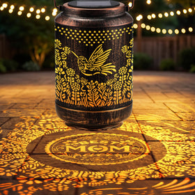 Calibron waterproof lantern with IP65 rating resists rain.