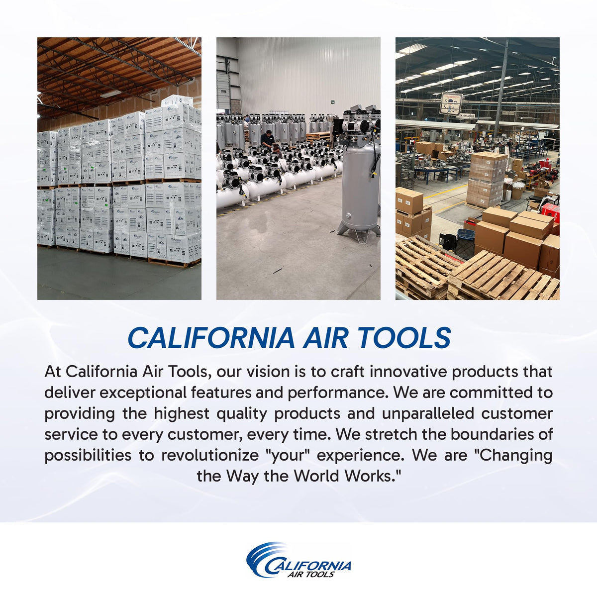 California Air Tools 2010A’s lightweight build is easy to transport