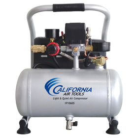 California Air Tools CAT-1P1060S in compact portable design, ideal for indoor use.