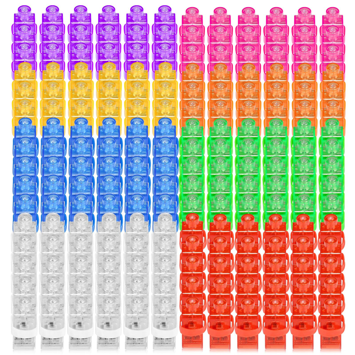 California Cade Electronic finger lights set in eight colors for versatile party glow