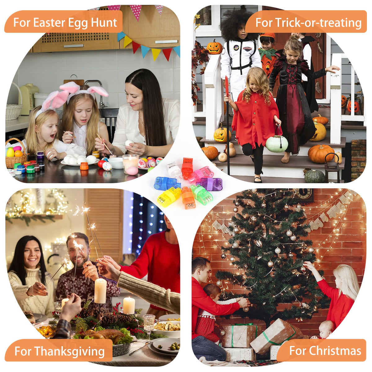 Ideal for classrooms, parties, and outdoor events with finger lights