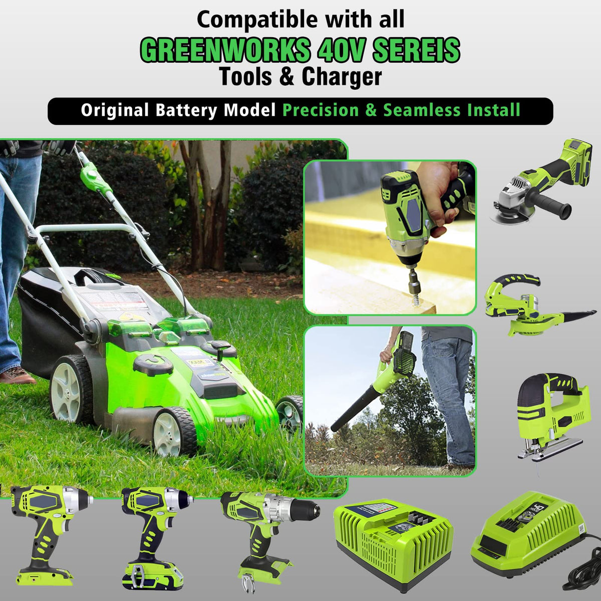 CaliHutt 40V battery with user manual provides clear setup guidance