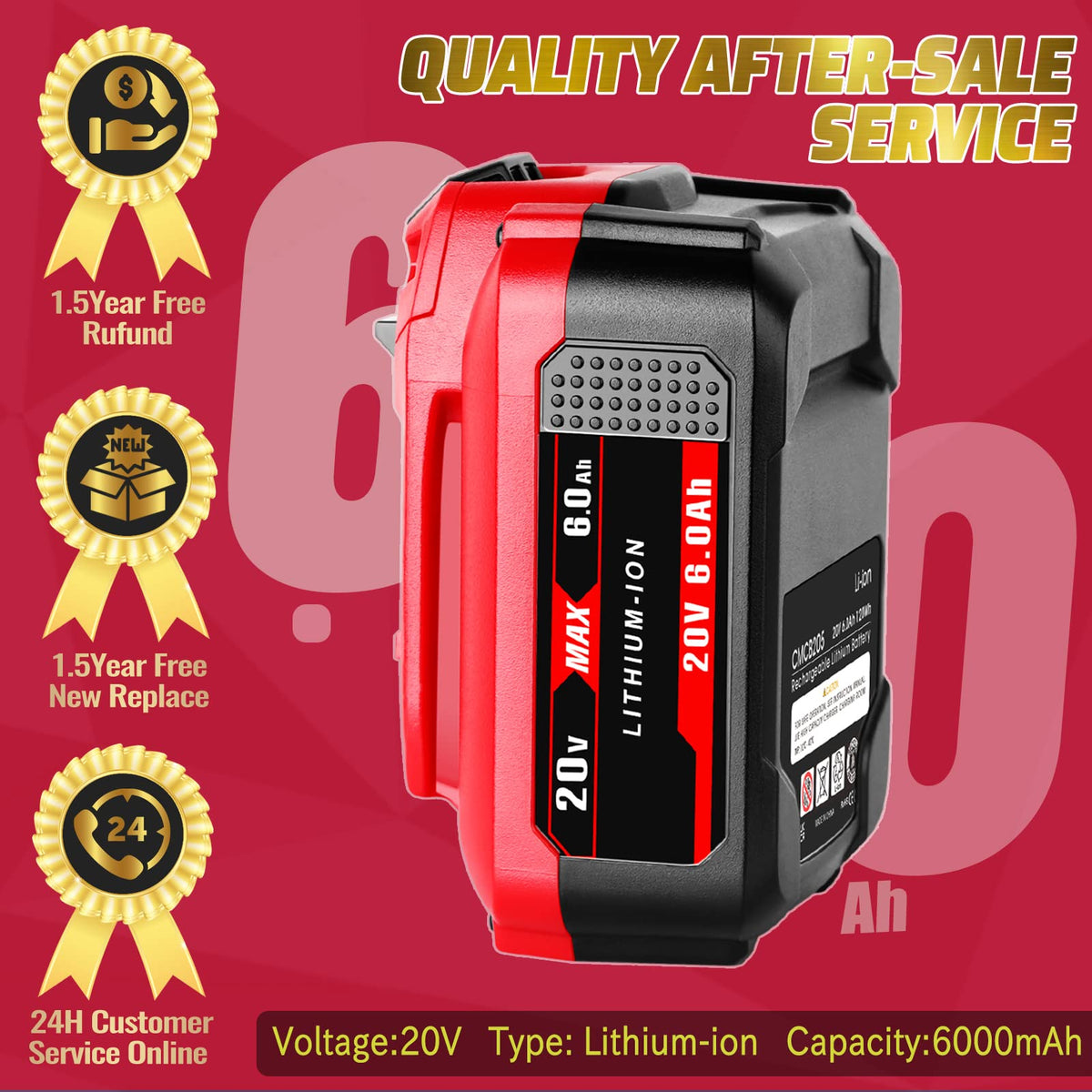 CaliHutt battery LED indicators show charge level for quick planning.