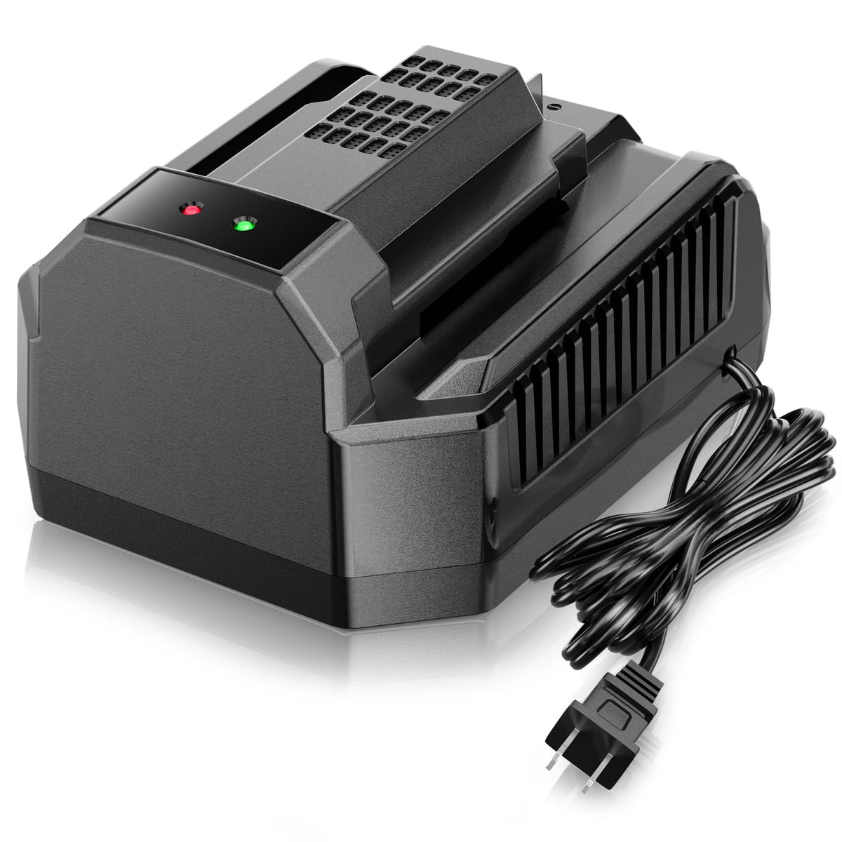 CaliHutt EGO 56V faster charger front view for quick top-ups.
