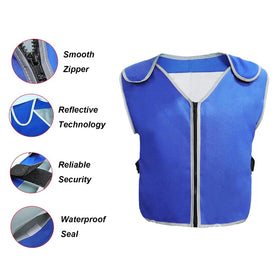 Callicebus Ice Vest back view showing six-pocket design for storage.