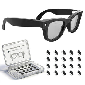 Callsky-Pro LED sticker showing discreet camera indicator for Meta glasses.
