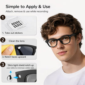 Callsky-Pro LED sticker removes cleanly with no residue.