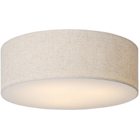 CALOKES 18-Inch flush mount light seen from below for spacious living rooms