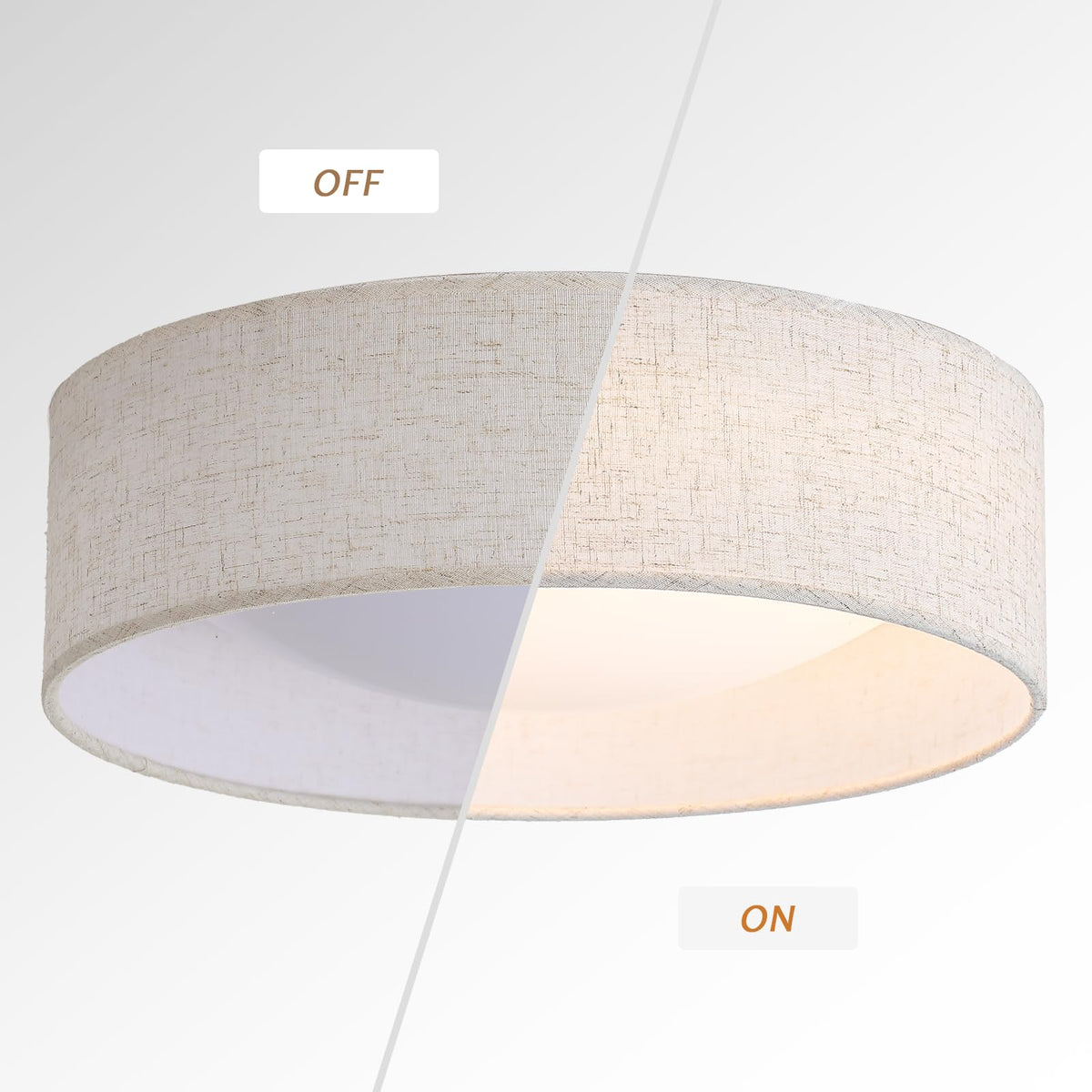 CALOKES 2400 lumens LED fixture delivers bright, even illumination.
