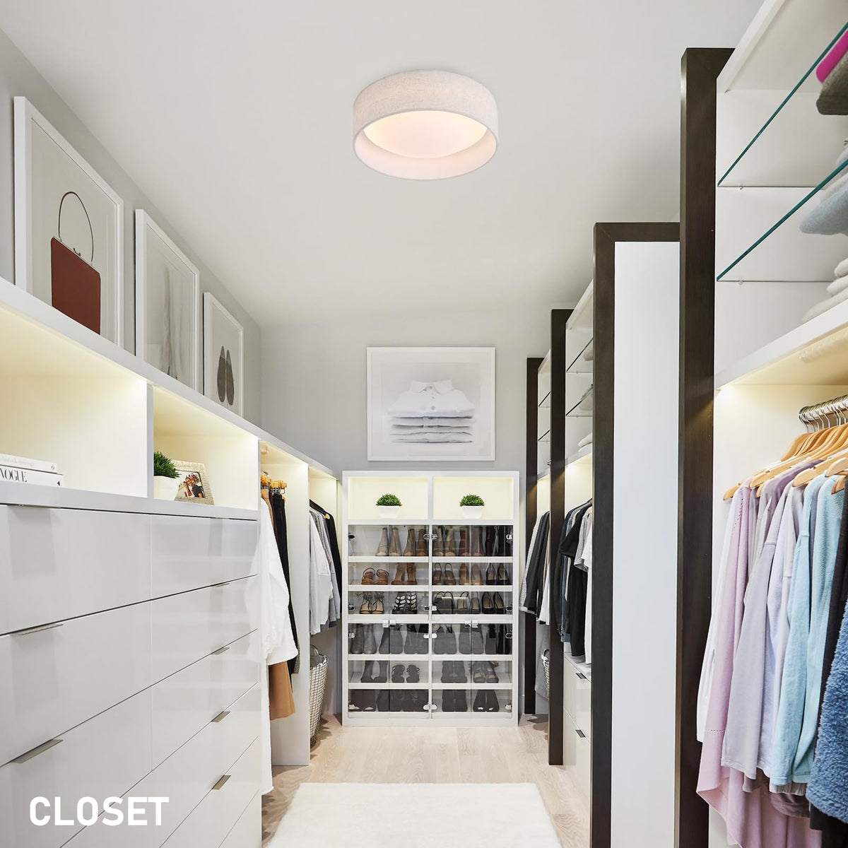 CALOKES ideal ambient lighting for bedrooms, dining rooms, and hallways.