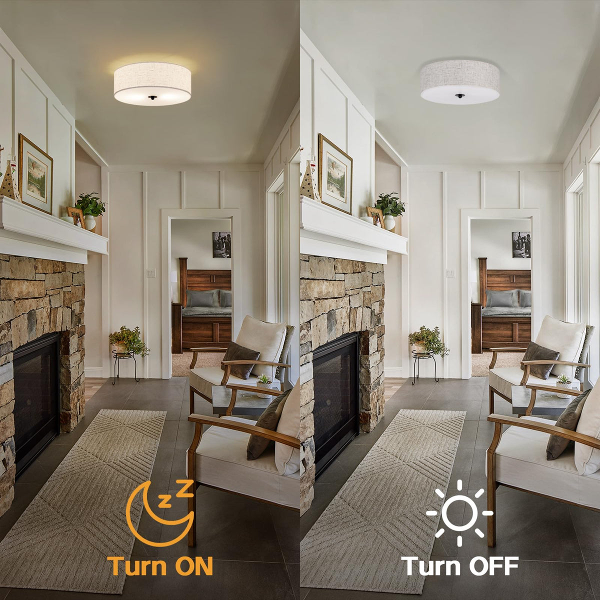 CALOKES durable metal construction resists rust and fading in any space.