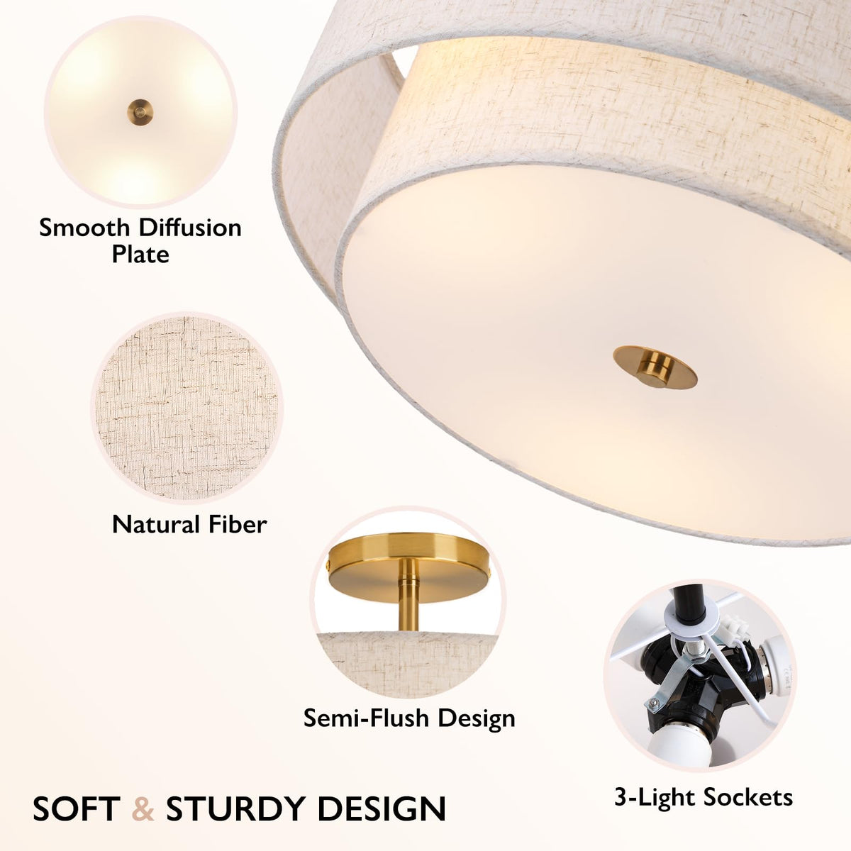 CALOKES gold metal frame highlighting durability and style