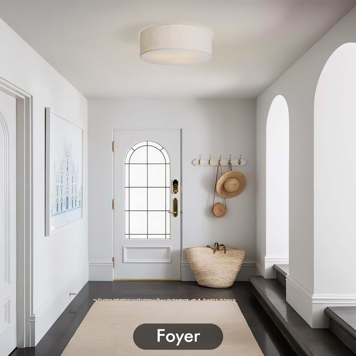CALOKES fixture suitable for living, dining, bedroom, kitchen, and foyer