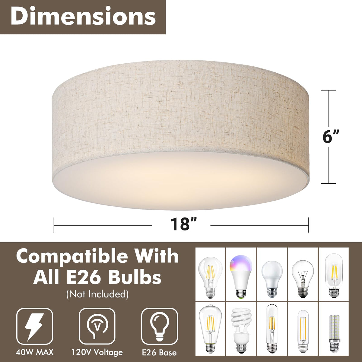 CALOKES white diffuser panel softening glare for comfortable lighting