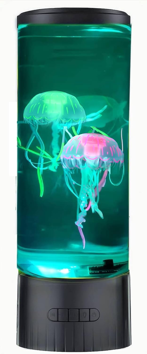 CALOVER jellyfish lamp white noise function supports focus.