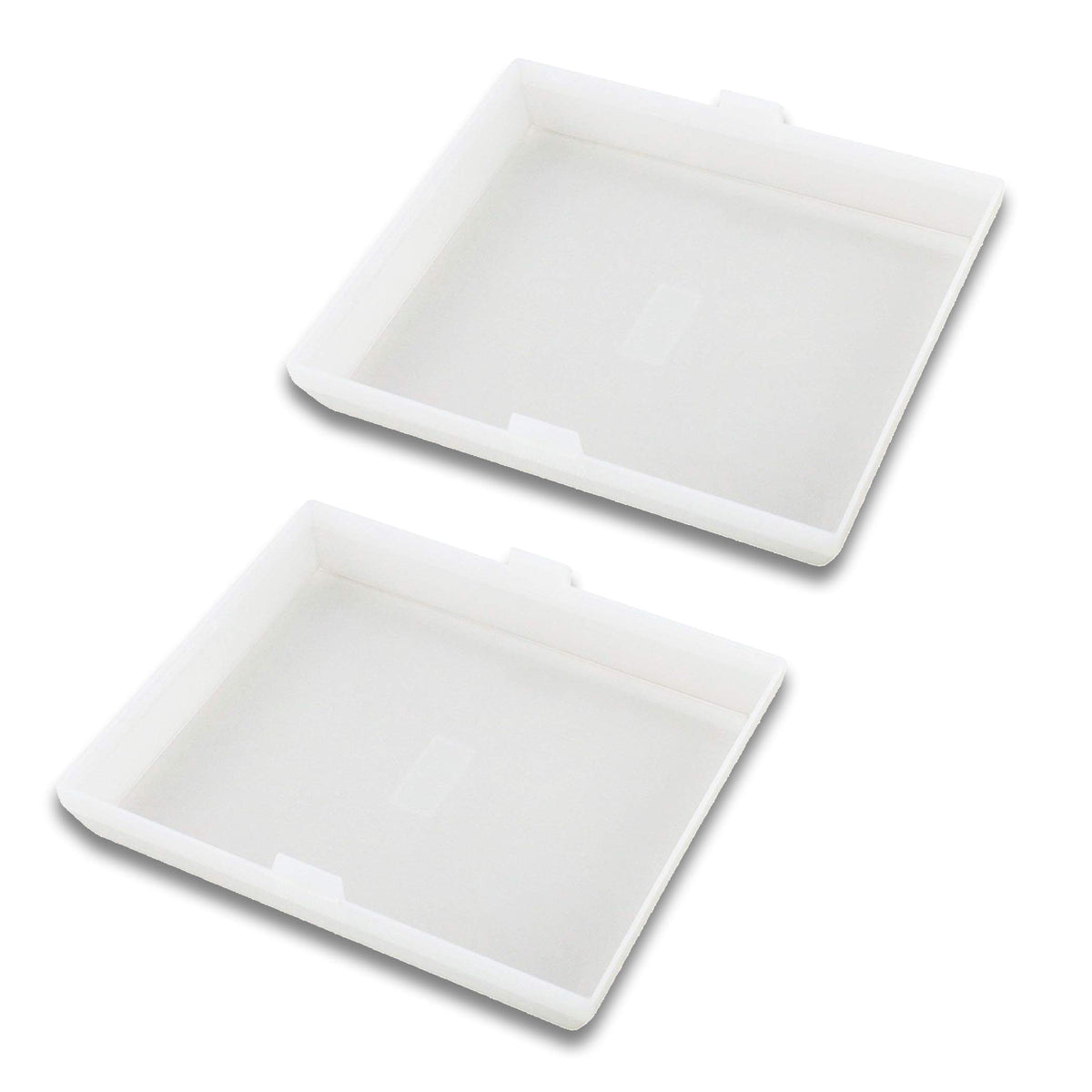 Close-up view shows heavy-duty plastic finish for durable bathroom vent cover.