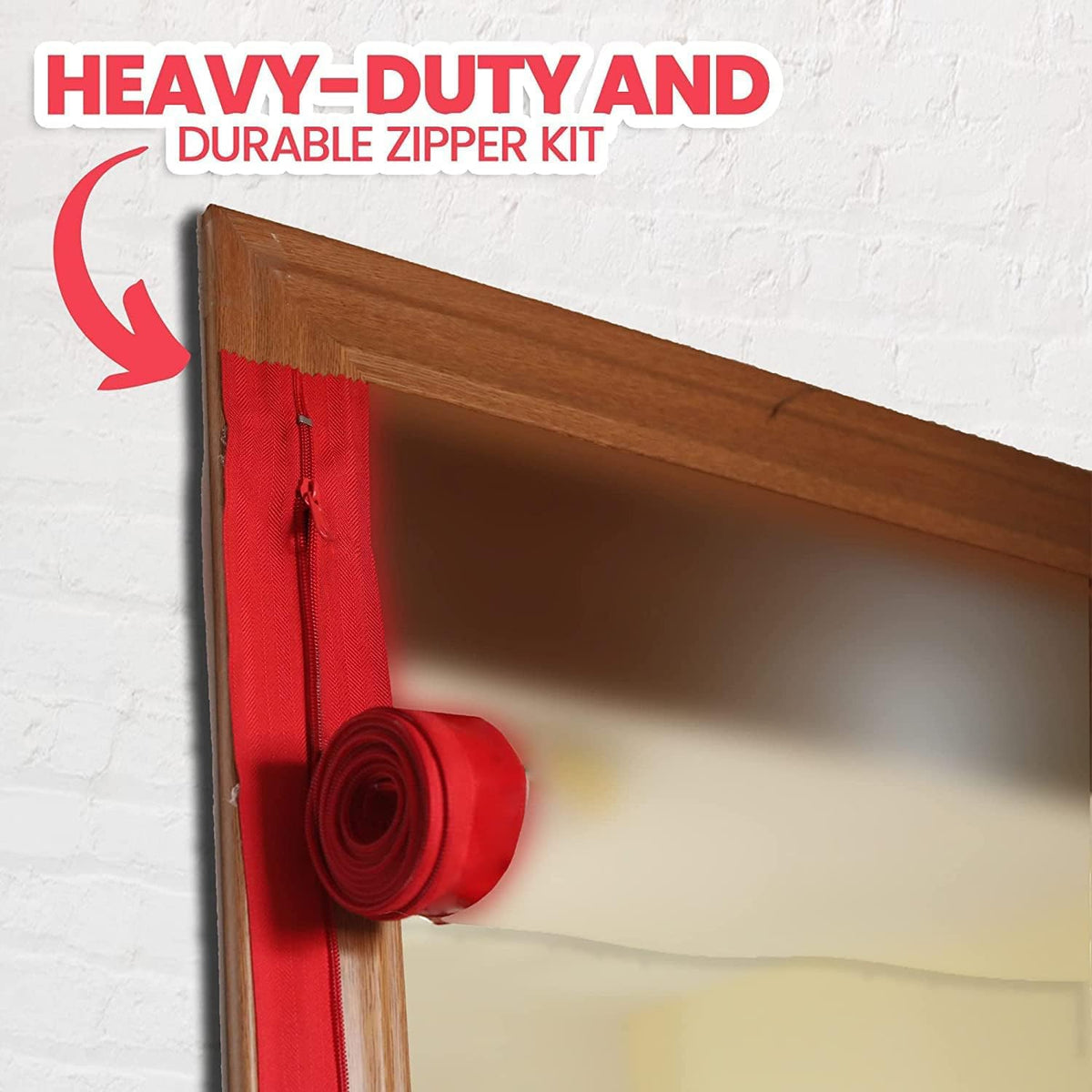 CALPALMY easy-install zipper door in use for quick access