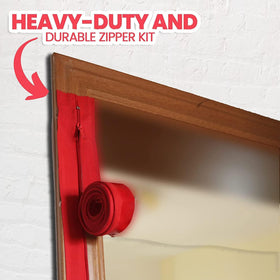 CALPALMY easy-install zipper door in use for quick access